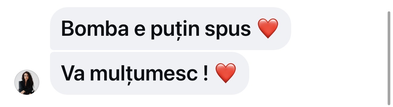 Recenzie clientă