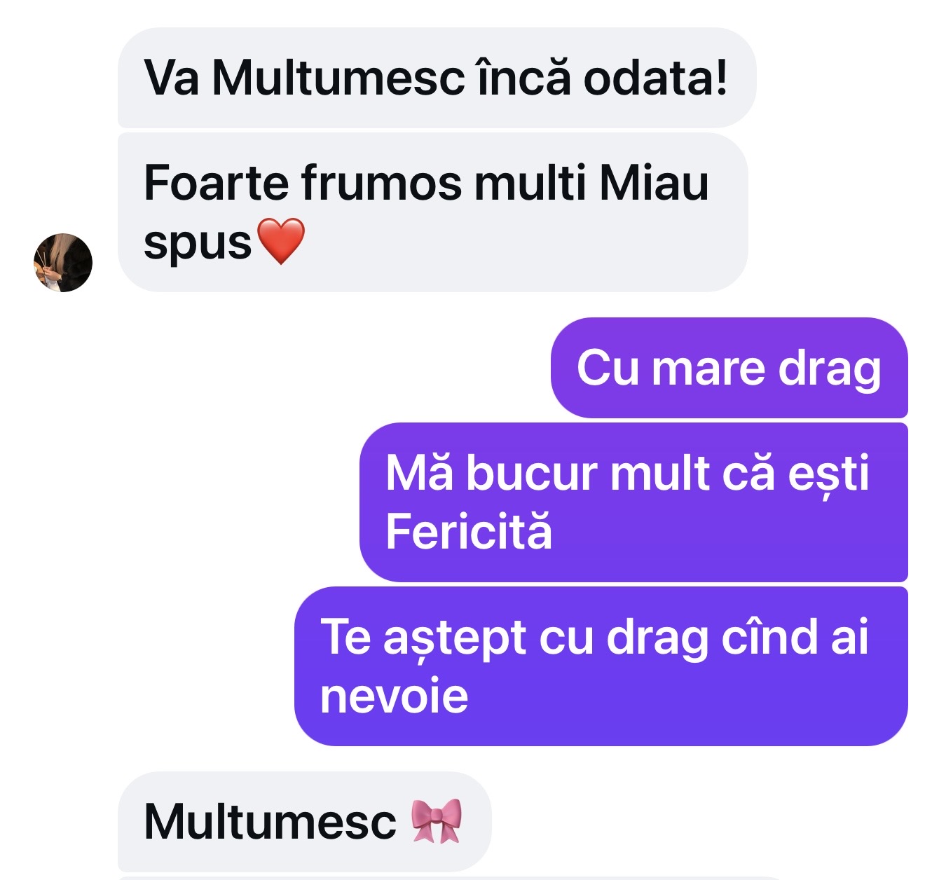 Recenzie clientă