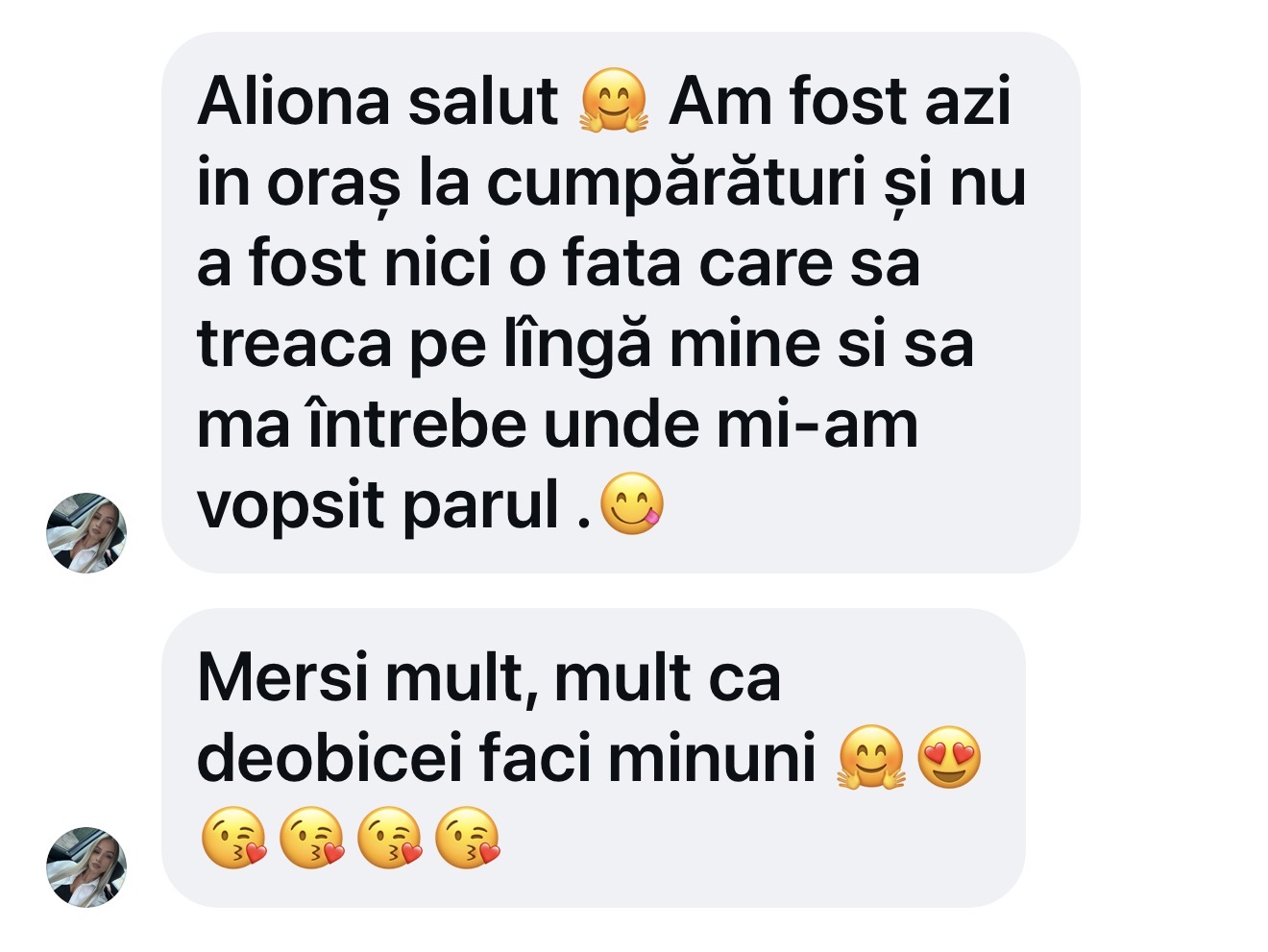 Recenzie clientă