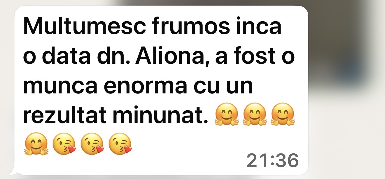 Recenzie clientă